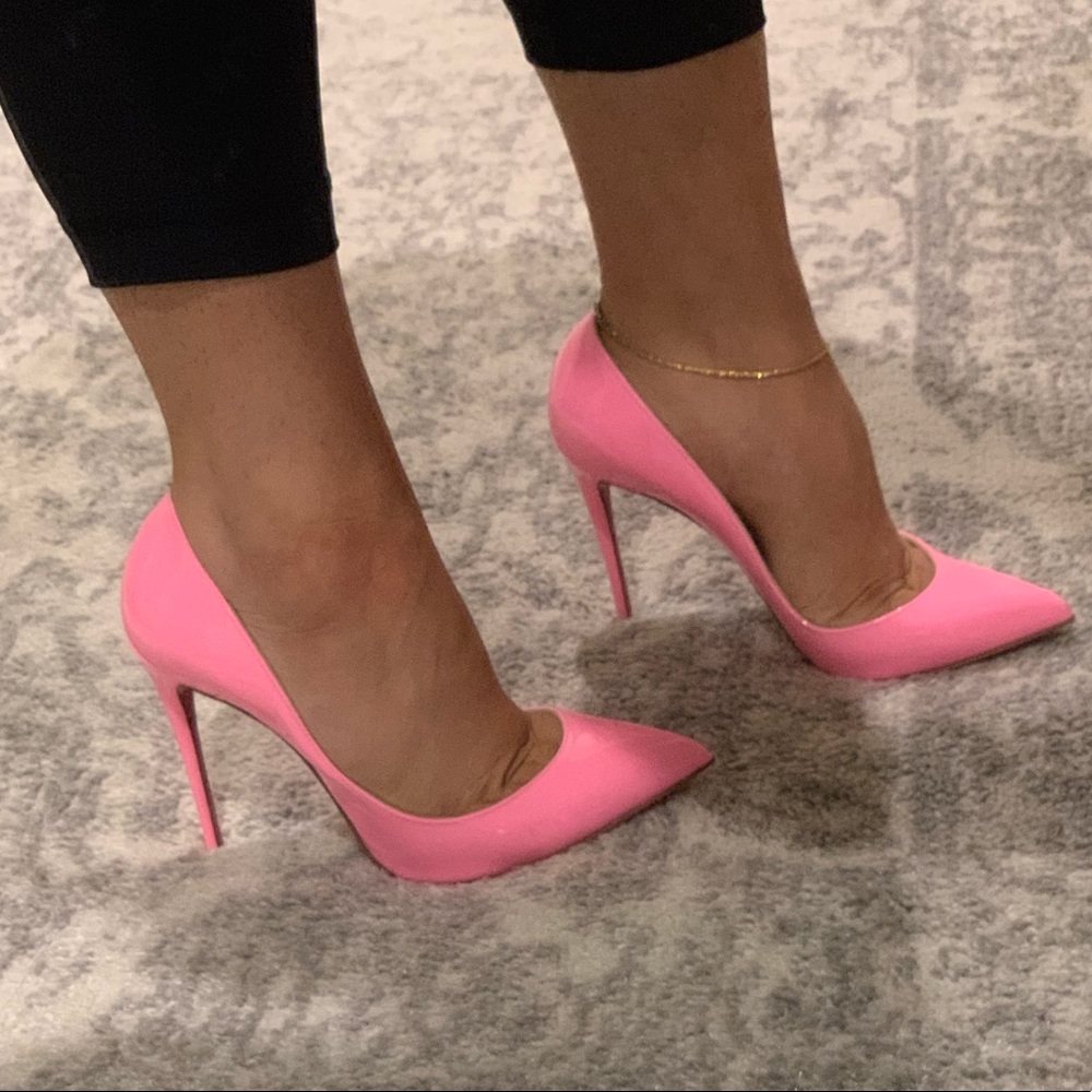 Christian Louboutin Pink Pumps Size 36.5 - Picture 6 of 8